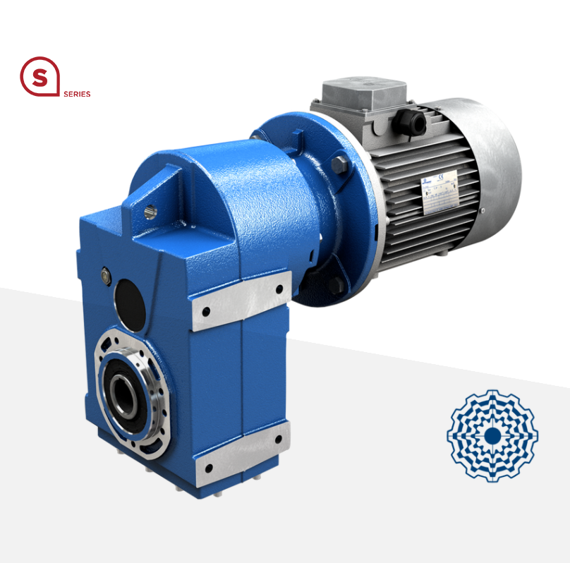 Cast iron shaft mounted gear reducer