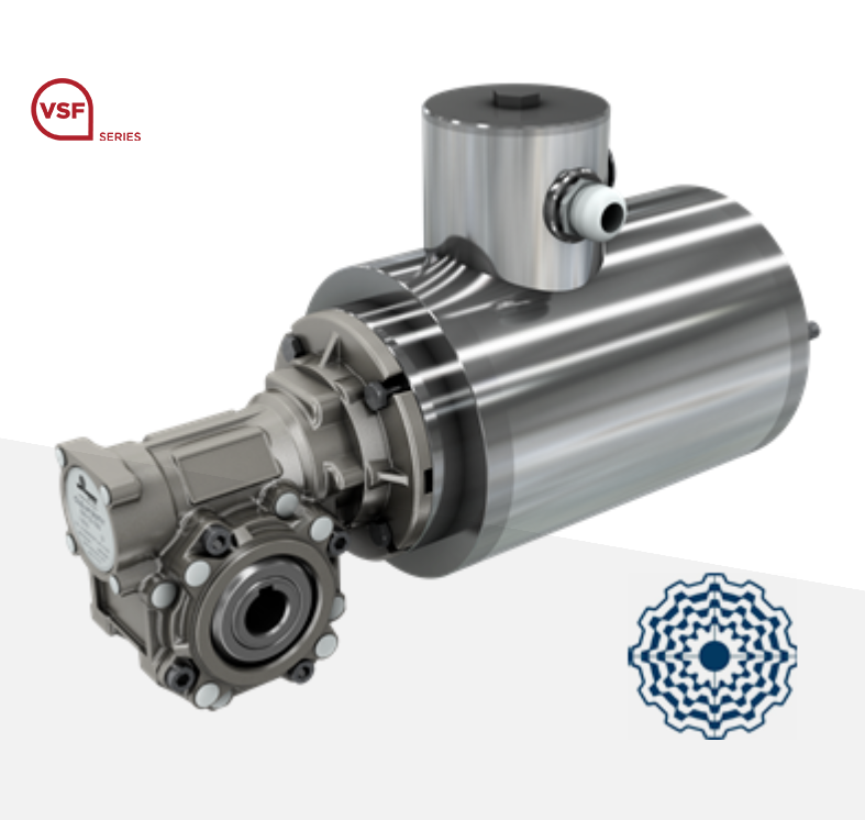 Worm gear reducer suitable for harsh environment and high sanitary requirements